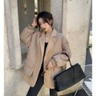 Padded Single-breasted Blazer