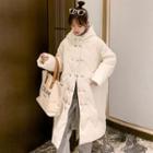 Padded Hooded Button Coat