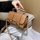 Twist-lock Mini Crossbody Satchel
