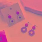 Flower Drop Earring / Non-piercing Earring