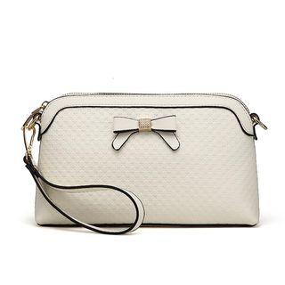 Bow Clutch With Shoulder Strap