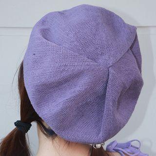 Denim Panel Lettering Cap