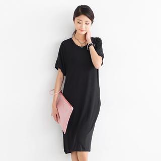 Knit Short-sleeved Dress