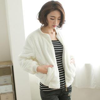 Faux-fur Zip Jacket