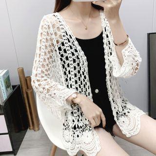 Crocheted Knit Jacket