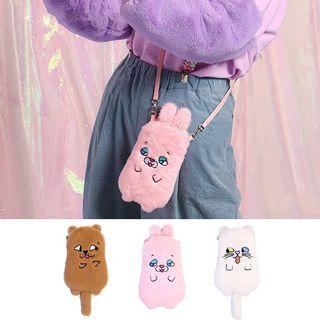 Fluffy Cartoon Animal Crossbody Pouch