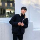 Sherpa-fleece Lined Zip-up Jacket