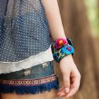 Flower Embroidered Bangle