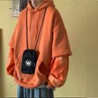 Mock Two-piece Tie Dye Hoodie