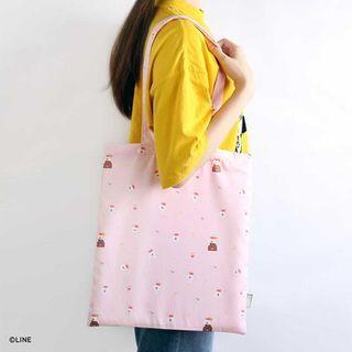 Line Friends Patterned Shopper Bag