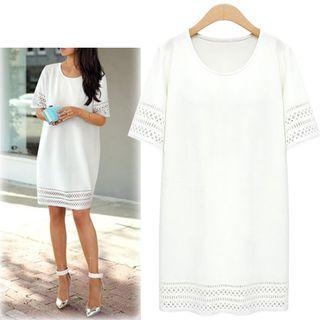 Perforated Short-sleeve Tunic