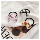 Plaid Asymmetrical Hair Tie