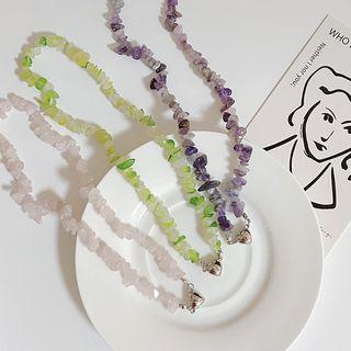 Faux Gemstone Choker