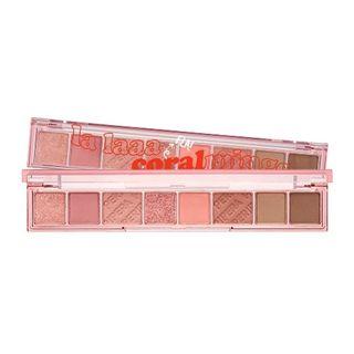 Peripera - All Take Mood Palette - 2 Colors #02 Lala Coralmingo