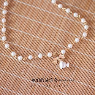 Tea Cup Drop Necklace