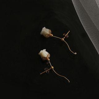 Pearl Rose Earring