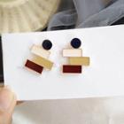 Geometric Shape Stud Earring / Clip-on Earring