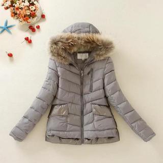 Furry Hooded Padded Jacket