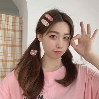 Cartoon Acrylic Hair Clip (various Designs) / Set