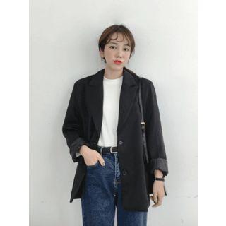 Peaked-lapel Blazer