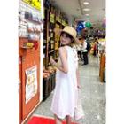 Tie-back Eyelet Lace Sundress White - One Size