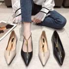 Pointed Zip Flats