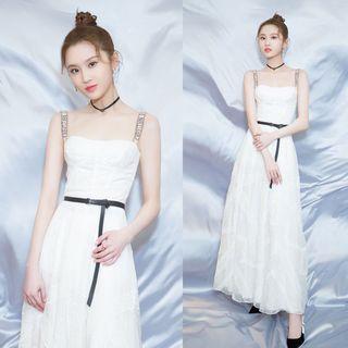 Sleeveless Lace Midi Sundress