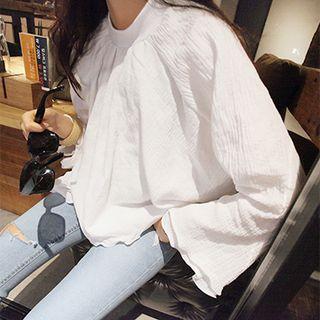 Round-neck Tiered Top