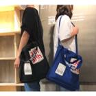 Couple Matching Lettering Tote Bag