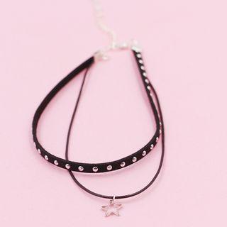 Star Pendant Layer Choker