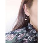 Moon And Star Non-matching Earrings
