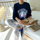 Niagara Falls Print Sweatshirt