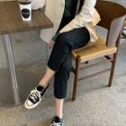 Single-breasted Plain Jacket Ivory - One Size