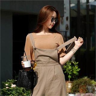Square-neck Bell-sleeve Top