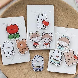 Set: Acrylic Brooch (various Designs)