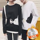 Couple Matching Cat Print Pullover