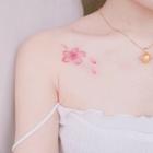 Petal Print Waterproof Temporary Tattoo One Piece - One Size