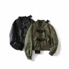 Buckled Bomber Jacket