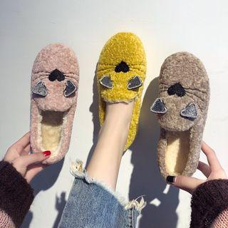 Cat Ear Fleece Flats