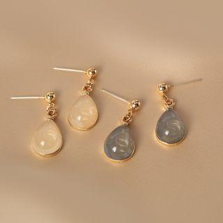 Resin Alloy Drop Earring