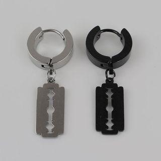 Razor Blade Drop Earring