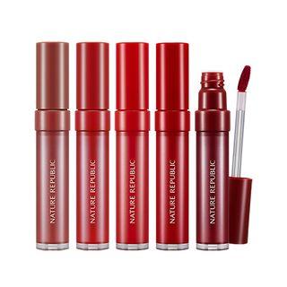Nature Republic - Intensive Ink Lip Lacquer (5 Colors) #04 Classic Red