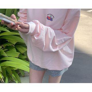 [dearest] Printed Boxy Sweatshirt One Size