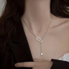 Geometric Pendant Sterling Silver Necklace / Bracelet