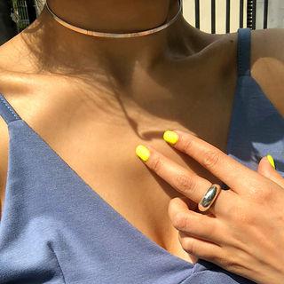 Metallic Choker Gold - One Size