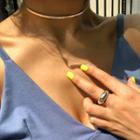 Metallic Choker Gold - One Size