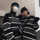 Couple Matching Striped Sweater (various Designs)