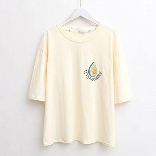 Avocado Print Short-sleeve T-shirt