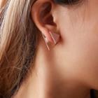 Triangle Stud Earring 01 - 10335 - As Shown In Figure - One Size