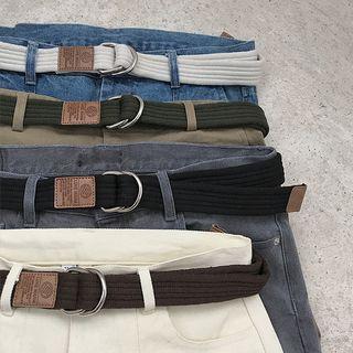 Applique Canvas Belt